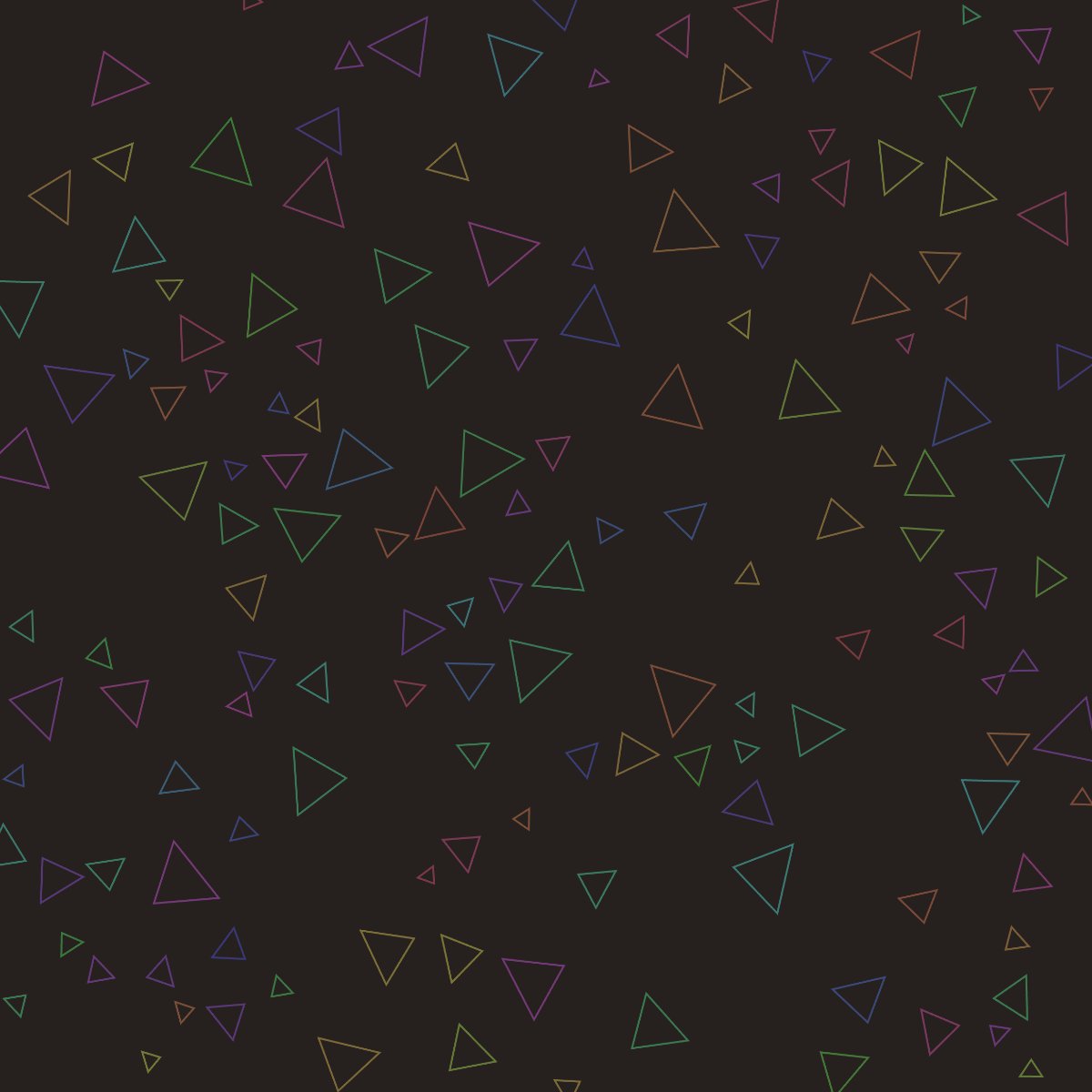 Packed Triangles
